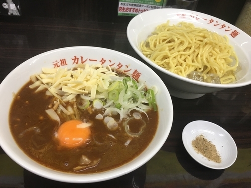 「カレーつけ麺」@元祖カレータンタン麺 征虎 総本店の写真