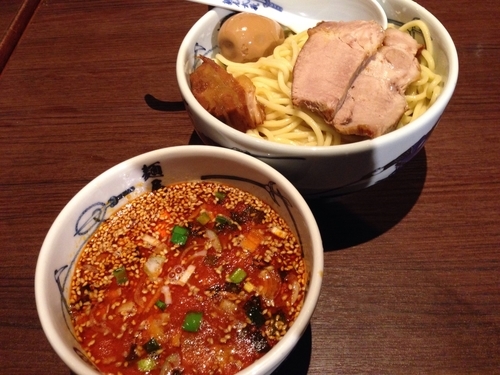 「辛蒲つけ麺」@麺屋武蔵 蒲田店の写真