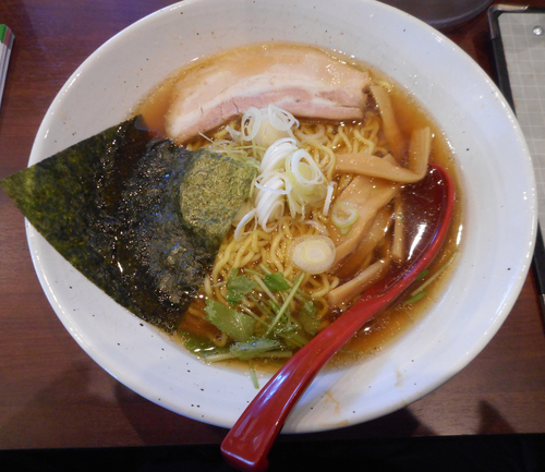 「アゴ煮干し醬油　758円」@自家製麺 いつき亭の写真