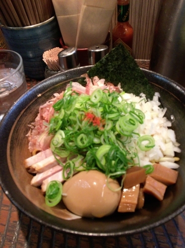 「油そば」@らーめん 瞠 恵比寿店の写真