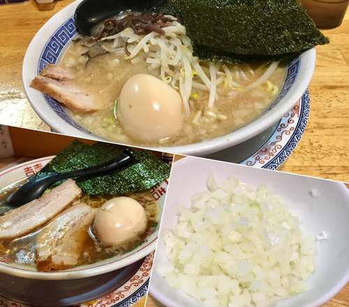 「塩豚骨らーめん(並)¥730+刻みたまねぎW¥100/支那そば(」@パワー軒の写真