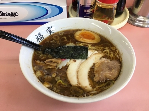 「醤油ラーメン   600円」@福実 本店の写真