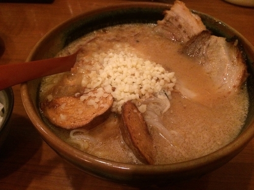 「粉雪ラーメン(期間限定)」@蔵出し味噌 麺屋竹田の写真