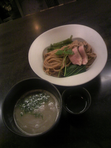 「挽きたて小麦つけ麵１０００円」@MENSHOの写真