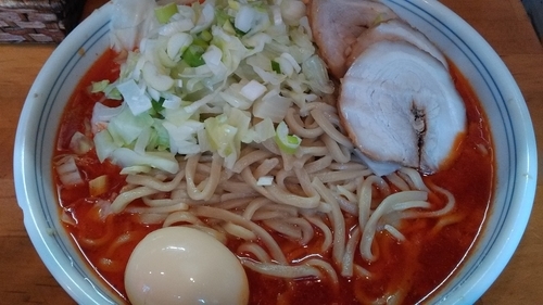 「赤麺（特盛）」@ファットンの写真