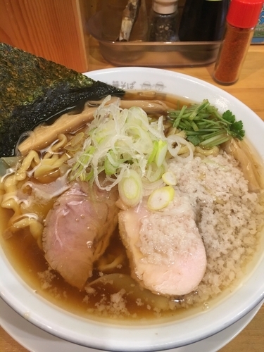 「ワハハ煮干そば￥750」@中華そば ムタヒロ 大阪福島店の写真