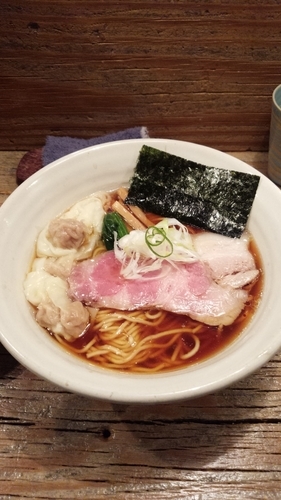 「Shoyu Ramen with wantan」@Homemade Ramen 麦苗の写真