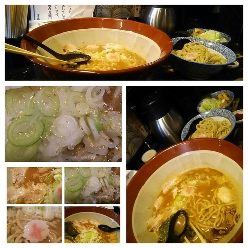 「濃厚狼煙ラーメン大盛り（煮干し、スパイシーVer)」@狼煙 〜NOROSHI〜の写真