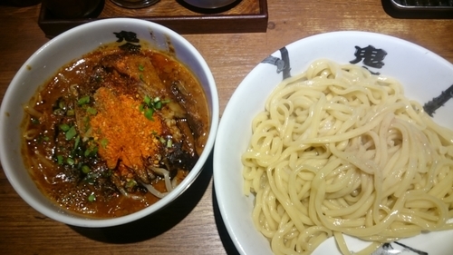 「カラシビつけ麺 ￥880(大盛＋辛ﾏｼ＋ｼﾋﾞﾚﾏｼ)」@カラシビ味噌らー麺・つけ麺 神田本店の写真