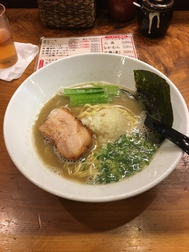 「九十九里煮干しラーメン780円」@三代目麺処 「まるは」極 船橋店の写真