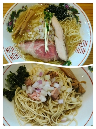 「煮干そば(塩)  ＋ 和え玉(ハーフ)」@中華蕎麦 みうらの写真