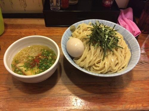 「【半熟味玉】淡麗塩つけ麺」@塩つけ麺 灯花の写真