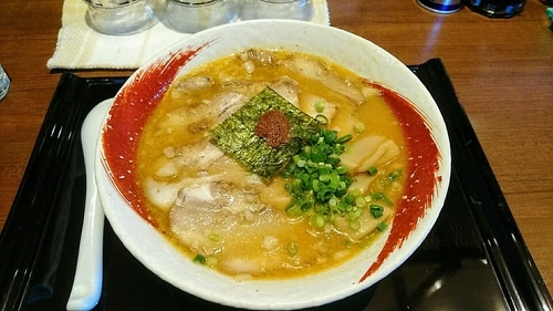 「海老味噌チャーシュー麺」@海老秀 関内さくら通り店の写真