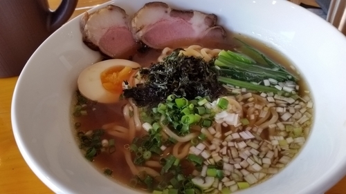 「焼きがら醤油そば　750円」@汁そば といろの写真