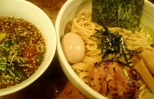 「支那つけそば ＋特製＋大盛り」@日本橋 製麺庵 なな蓮の写真