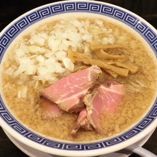 「玉ねぎ中華そば850円」@背脂煮干中華そば 心やの写真