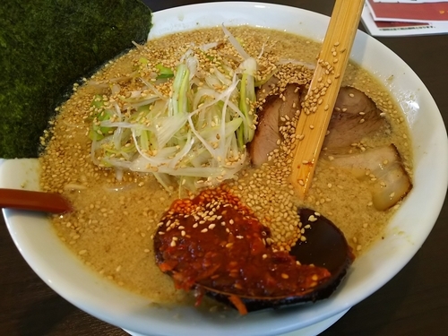 「麻ー雷音（マーライオン）ラーメン」@雷音 駒ヶ根の写真