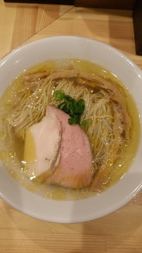 「塩そば」@自家製麺 竜葵の写真