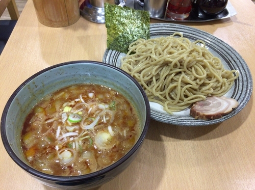 「ピリ辛魚豚つけ麺 ¥790」@長州ラーメン 万龍軒 富士見店の写真