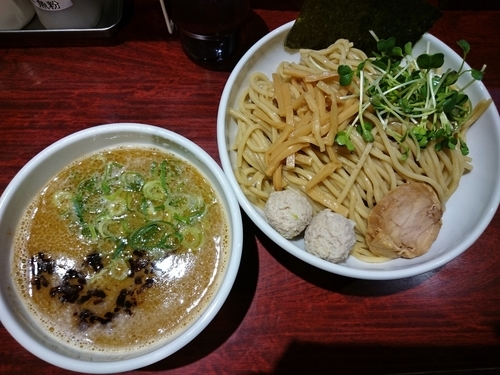 「つけ 大 680円＋トッピングセット 200円」@鶏だし中華そば かね壱 KANEICHIの写真
