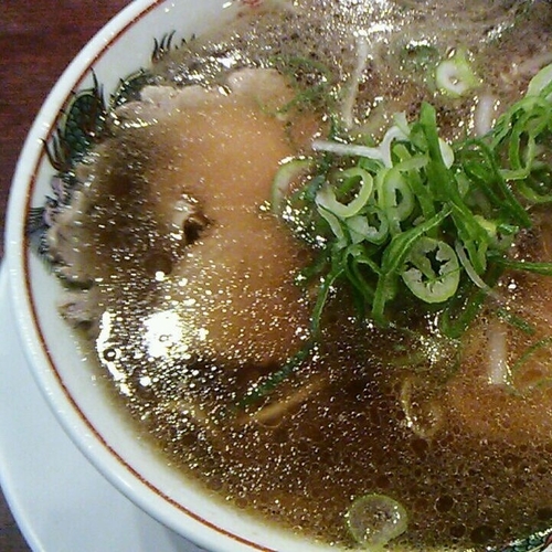 「ミニラーメン（固め）」@本家第一旭 たかばし本店の写真