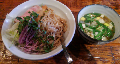 「鴨つけめん」@鶏そば HIBARIの写真