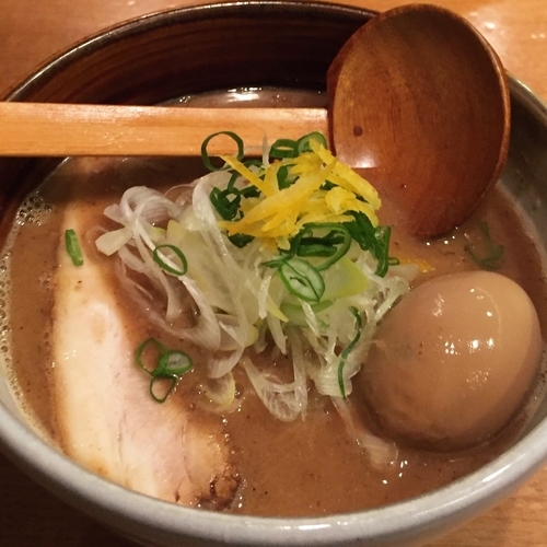 「渡なべの味噌ラーメン930円+味玉100円」@渡なべの写真