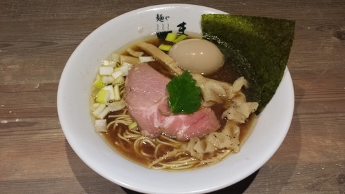 「中華そば720円ラーパス味玉」@麺やまつ本の写真