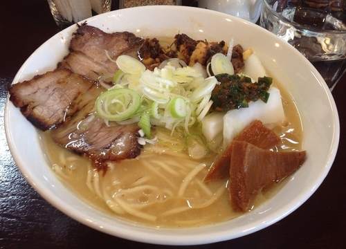 「癒し系牛味噌らーめん(限定)800円」@らーめん 五ノ神精肉店 煮干し編の写真