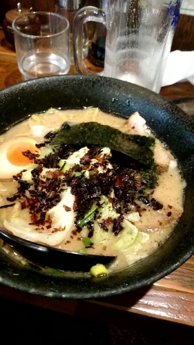 「あげねぎらうめん」@らうめん しんかの写真