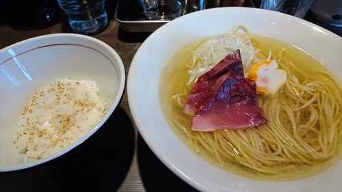 「【1/5 新春限定】鰤出汁鮮魚ラーメン「シャトー鰤アン」」@つけ麺 一燈の写真