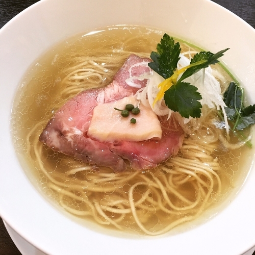 「鶏そば(塩)900円」@麺LABOひろの写真