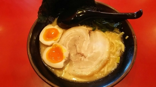 「ラーメン&味玉~」@横浜家系ラーメン 瑞穂 大和家の写真