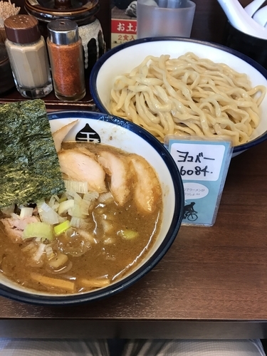 「つけ麺 中  肉増し」@つけめん 玉 本店の写真