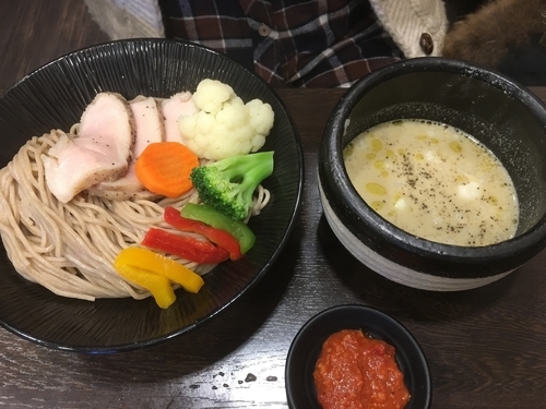 「【限定】 つけそバーニャカウダ」@麺や 蒼輝 AOIKAGAYAKIの写真