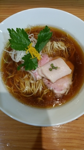 「鶏そば醤油」@麺LABOひろの写真