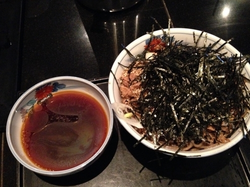 「冷たい肉そば」@そば処 港屋MINATOYAの写真