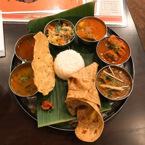 「ノンベジミールス」@南インド料理 Andhra Dhabaの写真