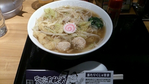 「ちゃんこラーメン千秋楽_880円」@らあめん花月嵐 東高円寺店の写真