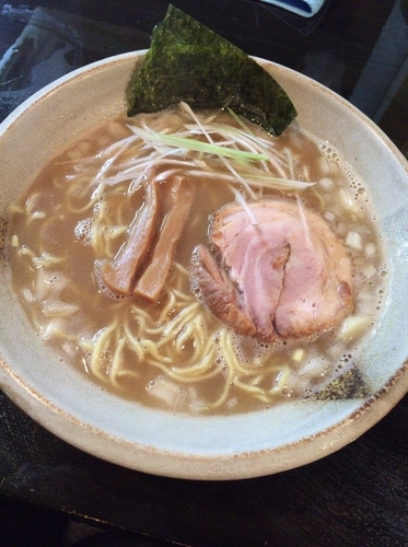 「豚そば（中太麺）  780円」@まるぶし とんやの写真