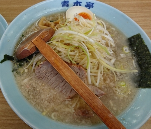 「ねぎラーメン　小（醤油）　７００円」@ラーメン青木亭 八潮店の写真