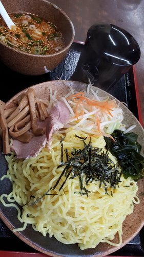 「うまからつけめん特盛ニンニク味」@めん丸 おゆみ野店の写真