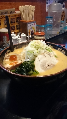 「札幌味噌(特大)、味噌、餃子」@北海道らーめん 味源 立川北口店の写真
