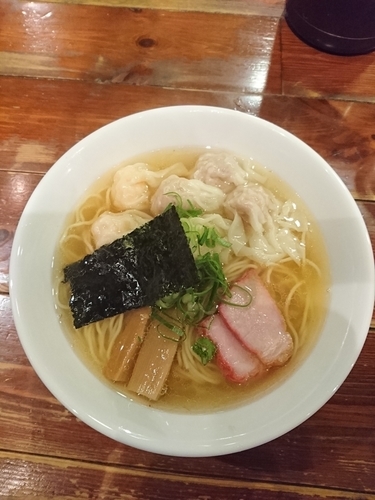 「特製ワンタン麺 白だし 1000円」@八雲の写真