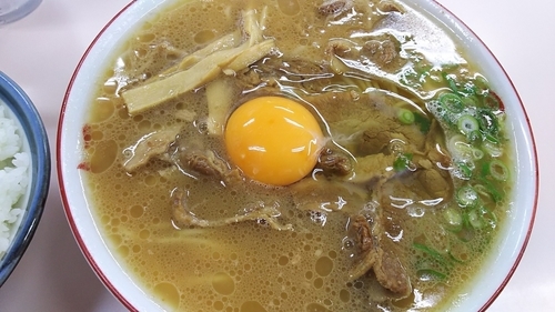 「中華そば（大盛肉入）」@中華そば いのたに 本店の写真