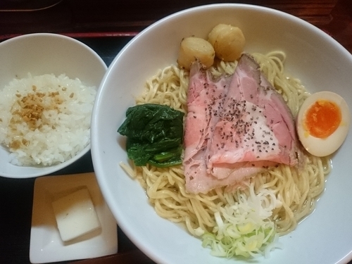 「【限定】ホタテとカルピスバターの塩そば ￥890」@和風らーめん 凪の写真