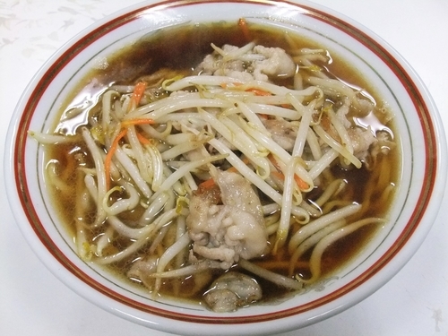 「肉そば（800円）」@万福の写真