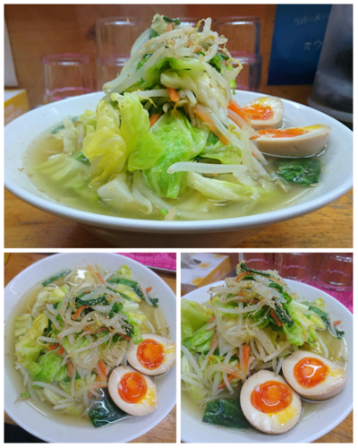 「白タンメン 半熟玉子入り」@昭和歌謡ショーの写真