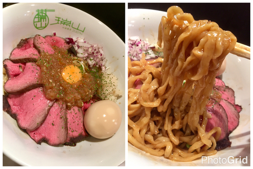 「＜年末年始限定＞ ローストビーフあえそば ￥880」@中華蕎麦 瑞山（ZUIZAN）の写真