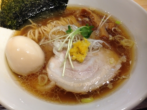 「味玉醤油そば　￥８８０」@麺屋 希楽夢の写真